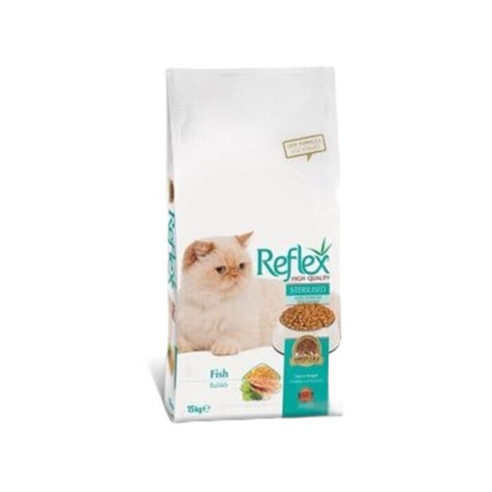 Reflex Reflex Somon Balıklı Kısırlaştırılmış Yetişkin Kedi Maması 15 kg