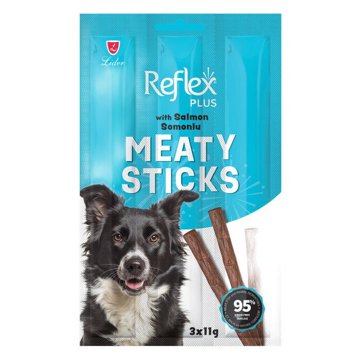 Reflex Plus Somonlu Meaty Stıcks Köpek Ödülü 3x11 Gr