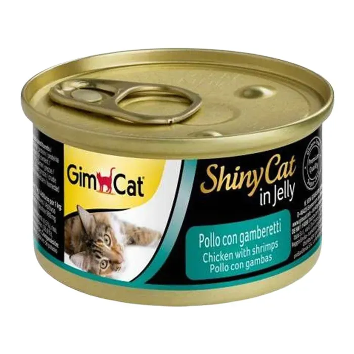 Gimcat Shinycat Tavuklu Karidesli Kedi Konservesi 70 Gr