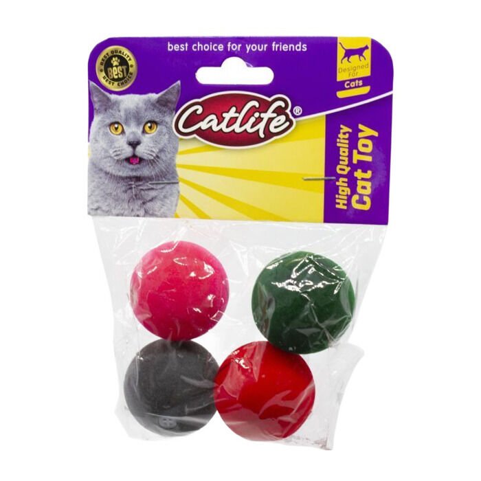 Catlife Kediler İçin Plastik Top 4'lü