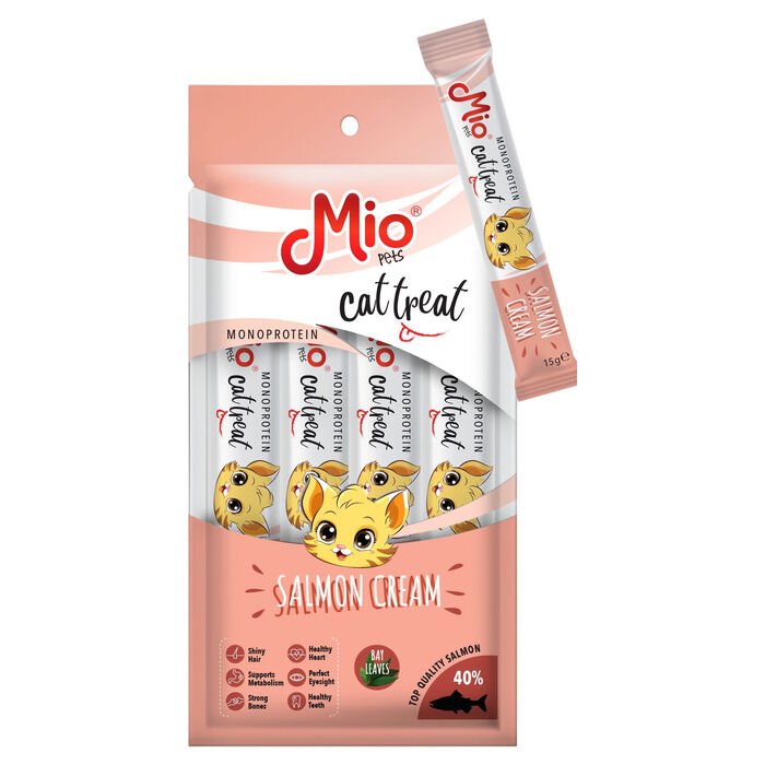 Mio Kedi Ödül Krema - Somonlu 4x15 Gr