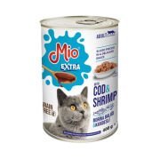 Mio Extra Tahılsız Morina Balığı&karidesli Kedi Konservesi 400 Gr