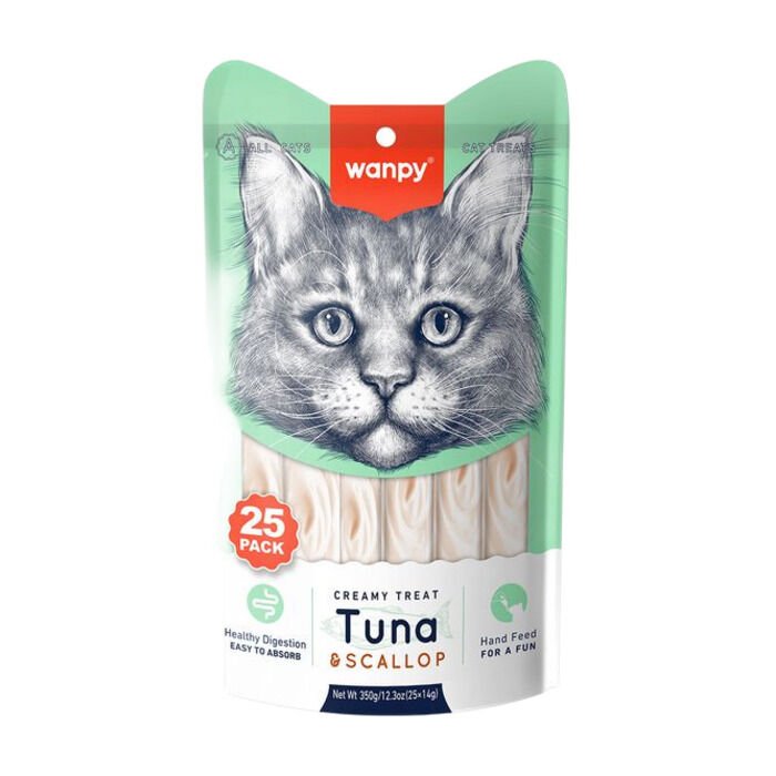 Wanpy Ton&Deniz Taraklı Krema Kedi Ödülü 25*14 gr