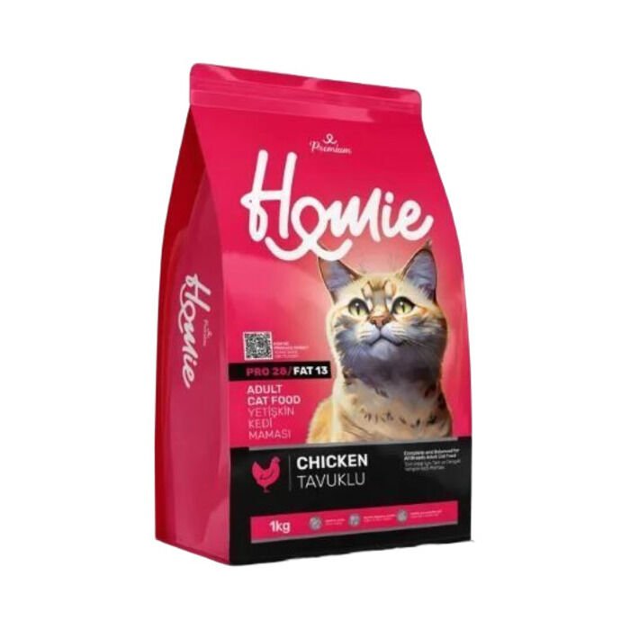 Homie Açık Tavuklu Yetişkin Kedi Maması 1 Kg