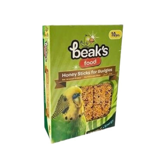 Beaks Beaks Ballı Muhabbet Kuşu Krakeri  10 lu