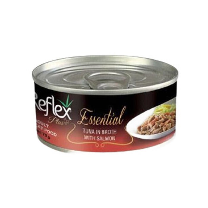 Reflex Plus Reflex Plus Essential Ton Balıklı ve Somonlu Yetişkin Kedi Konserve Maması 70 gr
