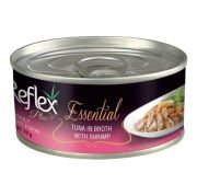 Reflex Plus Essential Ton Balıklı ve Karidesli Yetişkin Kedi Konserve Maması 70 gr