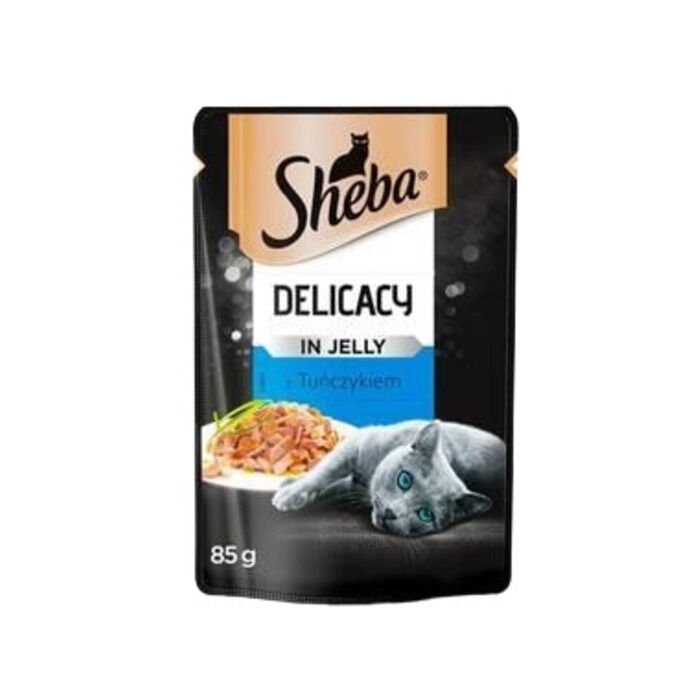 Sheba Ton Balıklı Jöleli Pouch Yetişkin Konserve Kedi Maması 85 gr
