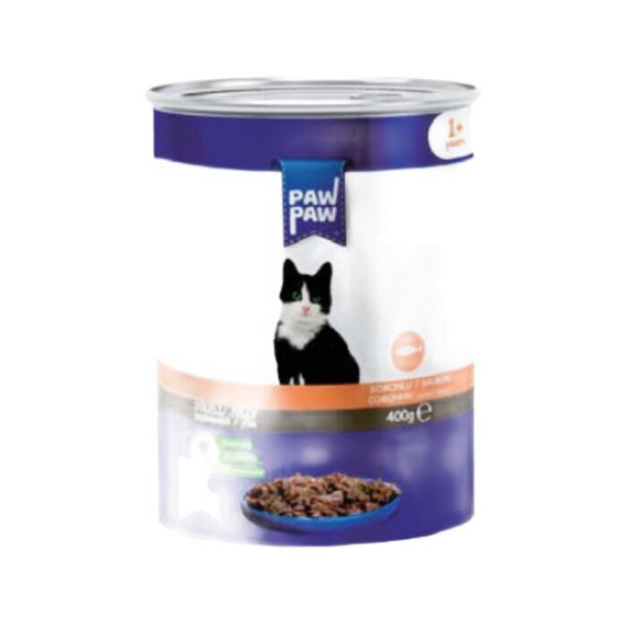 Paw Paw Jelly Somonlu Kedi Konserve Maması 400 Gr