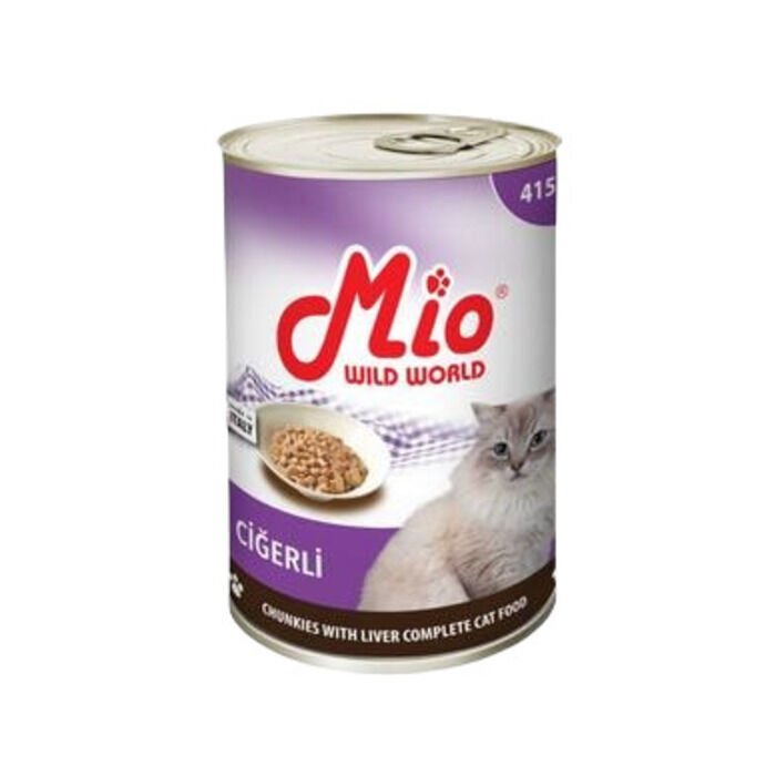 Mio Mio Cat Ciğerli Konserve Kedi Maması 415 gr