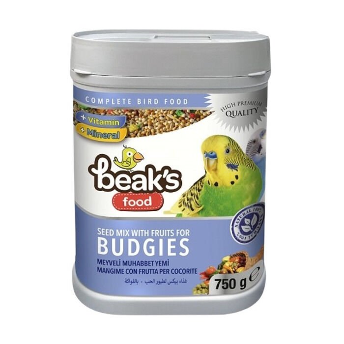 Beaks Meyveli Muhabbet Kuşu Yemi 750 gr