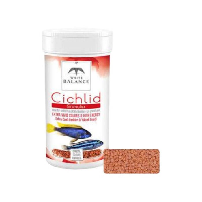 White Balance Cichlid Balık Yemi 100ml