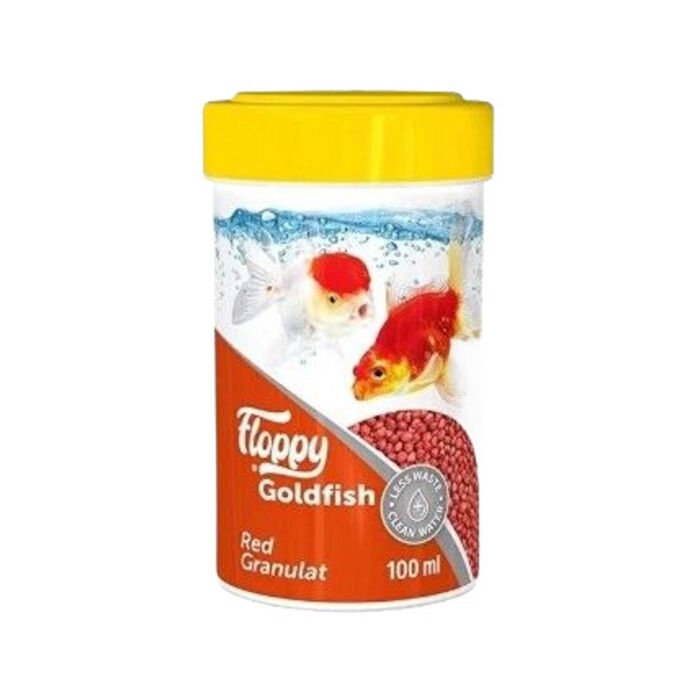 Floppy Goldfish Red Granulat Japon Balığı Granül Yemi 100 Ml