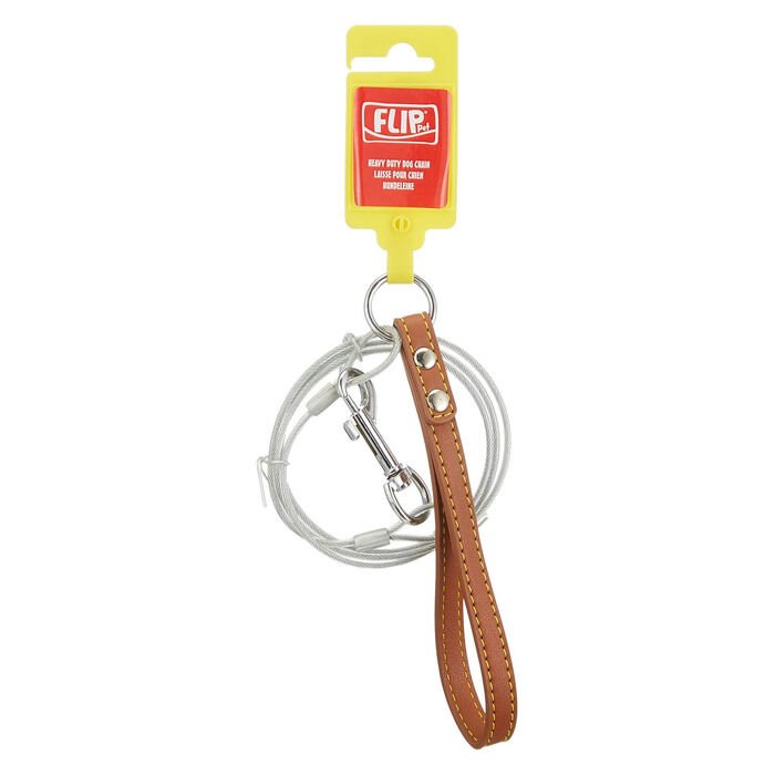 Petshop Flip Evcil Hayvanlar İçin Çelik Halat, 3 Mm 120 Cm