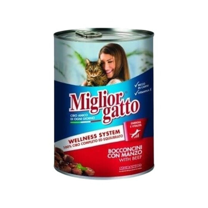Miglior Gatto Kedi Konserve Biftek 405 gr