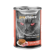 Prochoice Kuzu Etli Kısırlaştırılmış Yetişkin Kedi Konserve Maması (400 g)