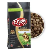 Enjoy Biftekli Yetişkin Açık Köpek Maması 1kg
