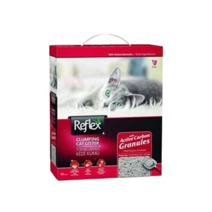 Reflex Granül Aktif Karbonlu Topaklanan Kedi Kumu 10 Lt