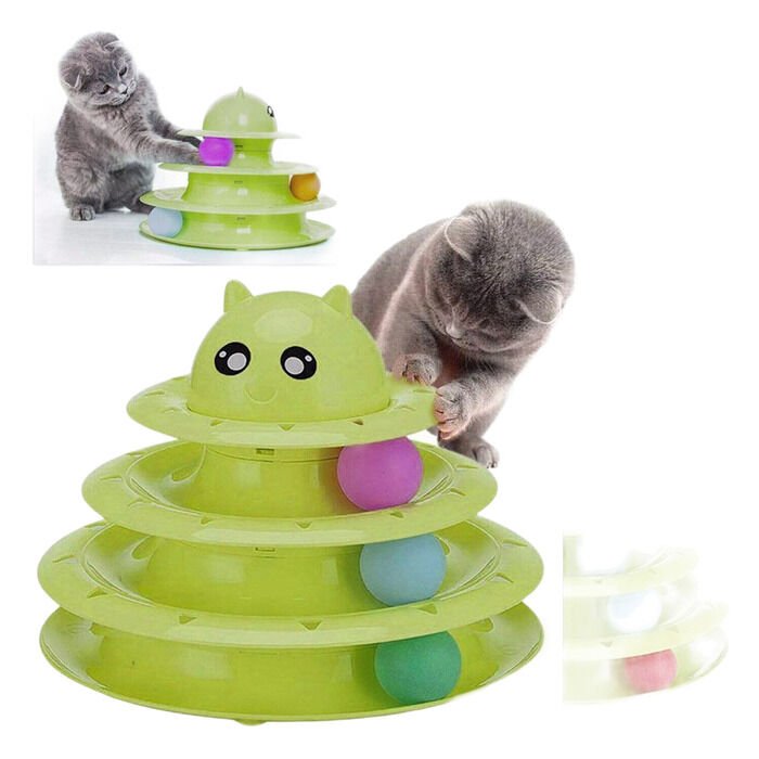 Bee 3 Katlı Kedi Oyuncağı