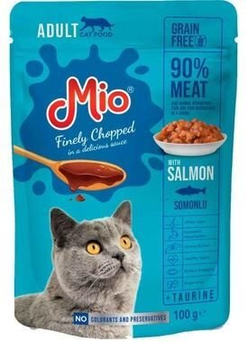 Mio Somonlu Kedi Yaş Mama 100 Gr