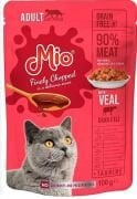 Mio Dana Etli Kedi Yaş Maması 100 Gr