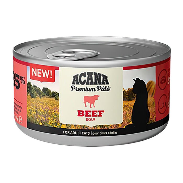Acana Premium Sığır Etli Kedi Konserve Maması 85 Gr
