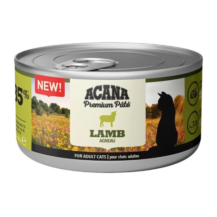 Acana Acana Premium Pate (Ezme) Kuzu Etli Kedi Konservesi 85 gr