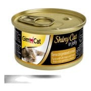 Gimcat ShinyCat Ton Balıklı Karides Malt Özlü Jöleli Kedi Konservesi 70 Gr