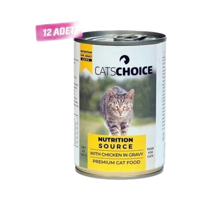 Cats Choice Tavuklu Kedi Konservesi 400 Gr