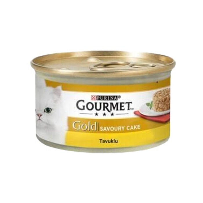 Purina Gourmet Savoury Cake Tavuklu Kedi Konservesi 85 gr