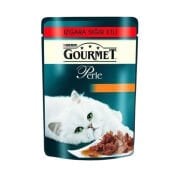 Gourmet Perle Izgara Sığır Etli Yetişkin Kedi Konserve Maması 85 gr