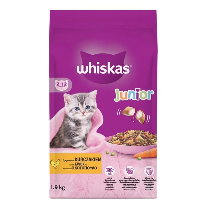 Whiskas Yavru Tavuklu Kuru Kedi Maması 1,9 Kg