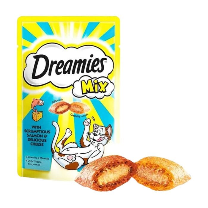 Dreamies Somonlu ve Peynirli Ödül Krakeri 60 Gr