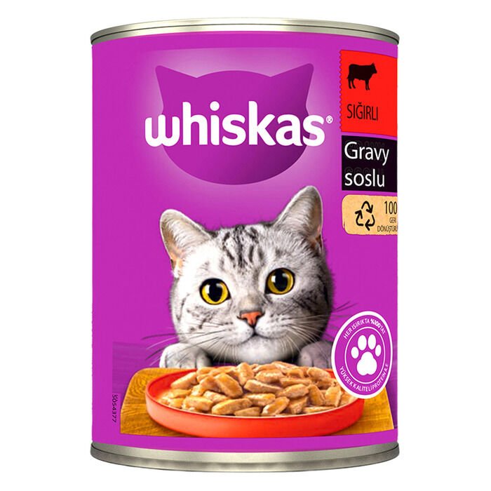 Whiskas Mama Sığırlı Gravy Soslu 400 Gr