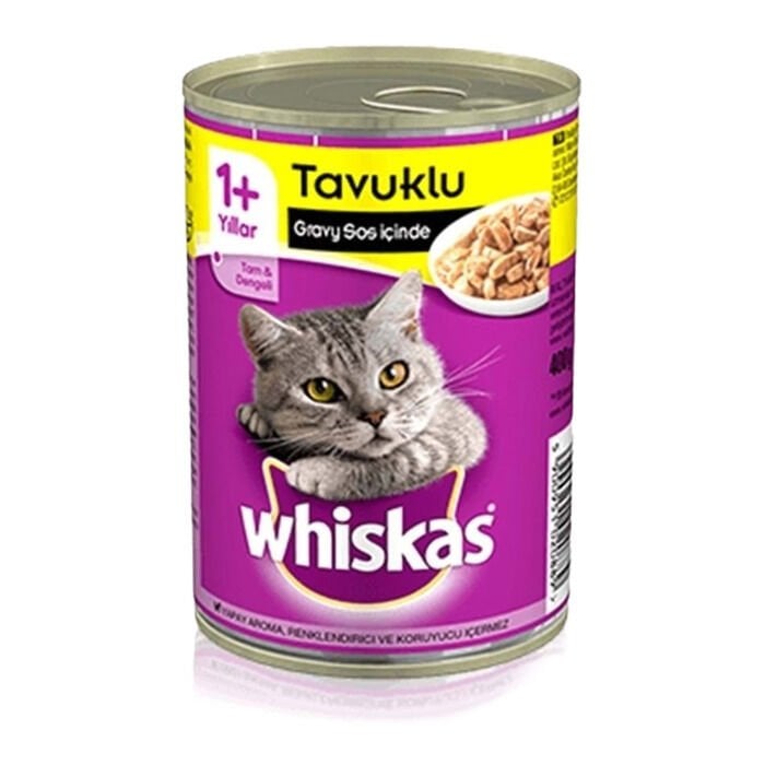 Whiskas Tavuklu Konserve Kedi Maması 400 Gr