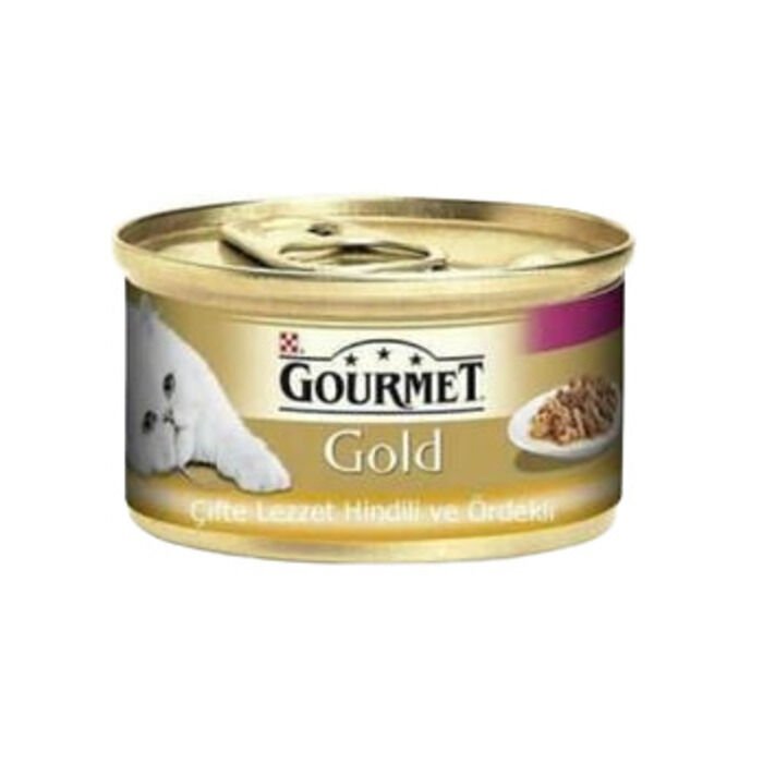 Purina Gourmet Hindi Ördek Çifte Lezzet Kedi Konservesi 85 Gr