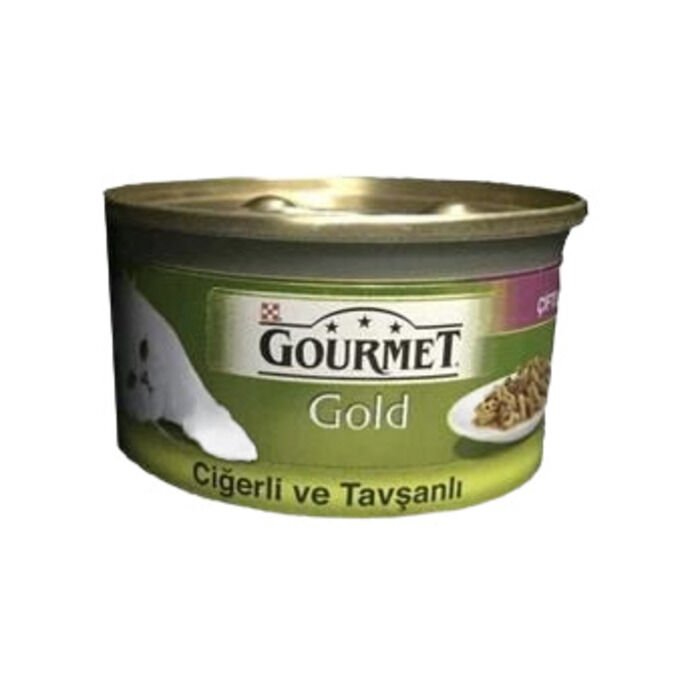 Purina Gourmet Gold Ciğerli Ve Tavşanlı Konserve Kedi Maması 85 gr
