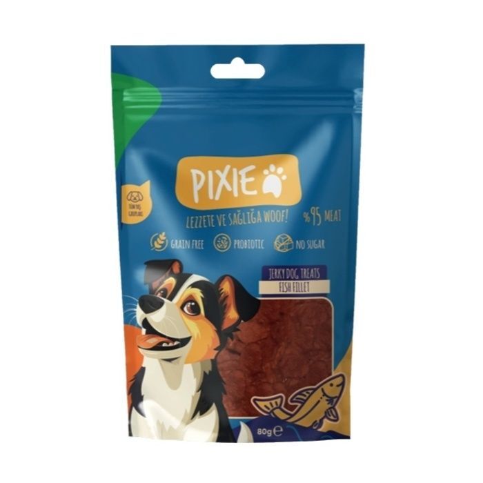 Pixie Balıklı Tahılsız Köpek Ödülü 80 Gr