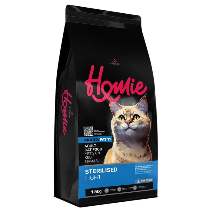 Homie Special Cat Adult Sterilised & Light Low Grain 1,5 Kg