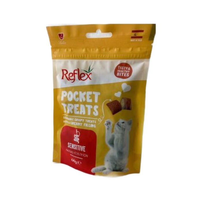 Reflex Pocket Treats Sensitive Kedi Ödül Maması 60 Gr