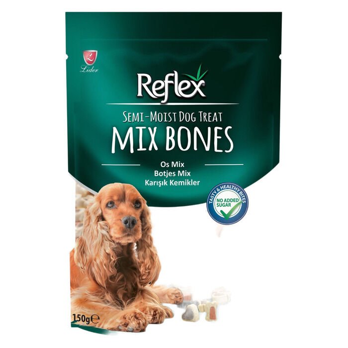 Reflex Plus Reflex Semi-Moist Köpek Ödülü Mix Bones 150 Gr