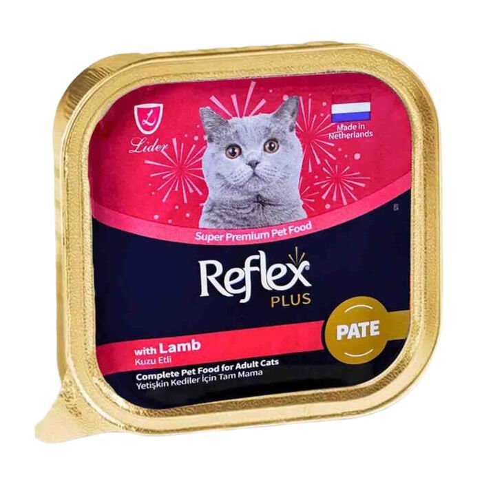 Reflex Plus Pate Kuzu Etli Yetişkin Kedi Konservesi 85 Gr