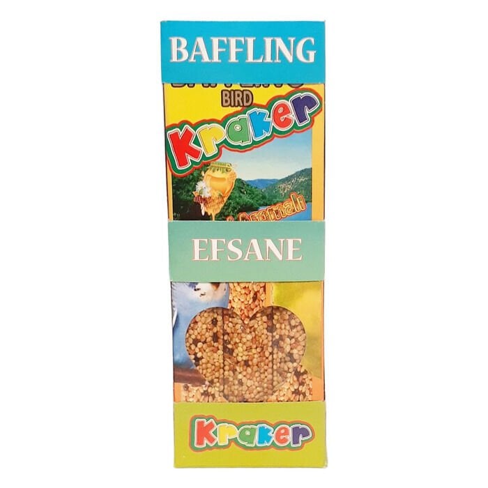 Baffling Bal Aromalı Muhabbet Kuşu Krakeri 3 Adet