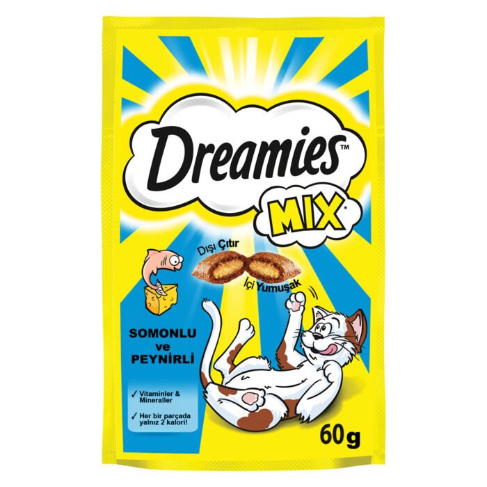 Dreamies Mix Somonlu & Peynirli Ödül Maması 60 Gr