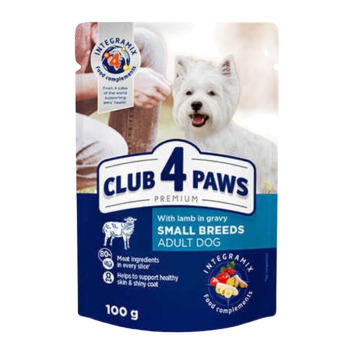 Club Kuzulu Küçük Irk Yetişkin Pouch Sos 100 Gr