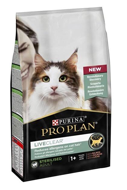 Pro Plan LiveClear Alerjen Azaltan Somonlu Kısırlaştırılmış Kedi Maması 1,4 kg