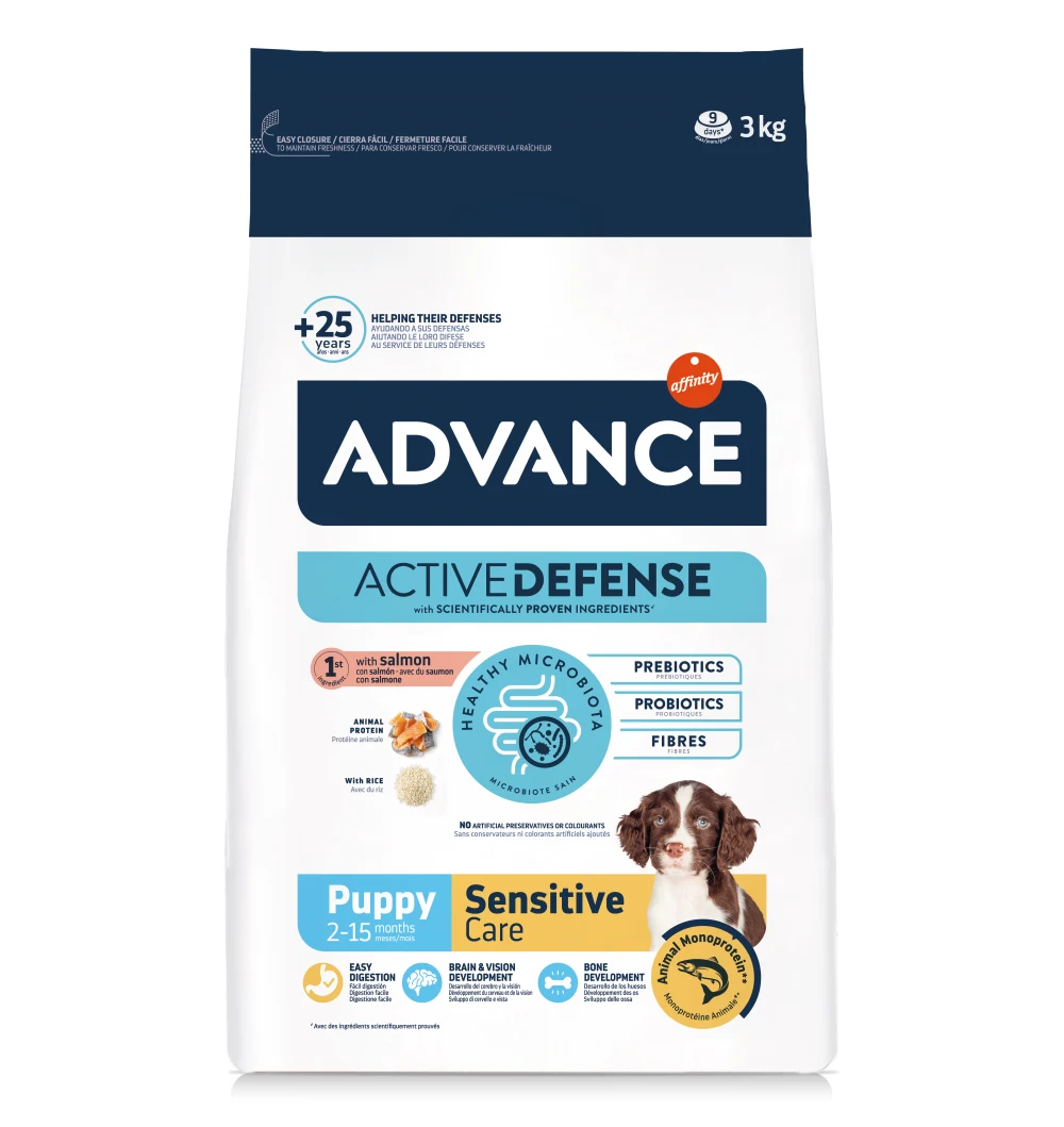 Advance Puppy Sensitive Somon Ve Pirinçli Yavru Köpek Maması 3 kg