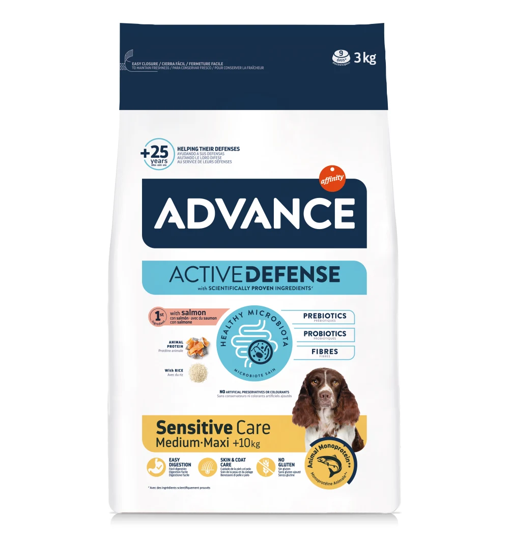 Advance Sensitive Somonlu Pirinçli Hassas Yetişkin Köpek Maması 12 kg