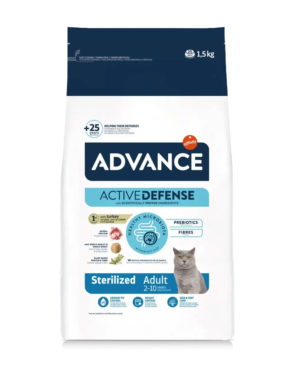 Advance Sterilized Kısırlaştırılmış Hindili Kedi Maması 1 kg