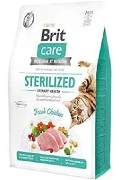 Brit Care Hipoalerjenik Sterilized Urinary Tahılsız Tavuklu Kısırlaştırılmış Kedi Maması 2 kg